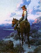 Johnson, Frank Tenney The Rustler oil on canvas